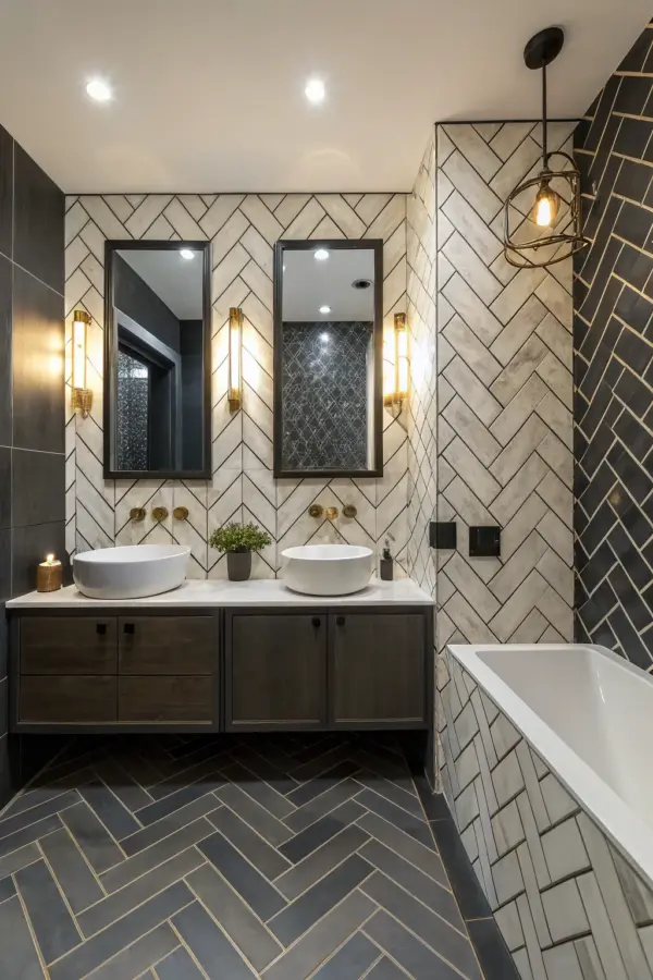 Inspiring Ways to Use Chevron Tiles in Your Home