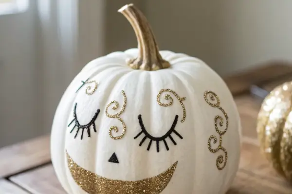 A Showcase of Dazzling Glitter Pumpkin Designs
