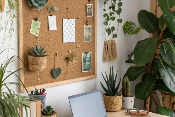 Stylish Succulent Bulletin Board Designs
