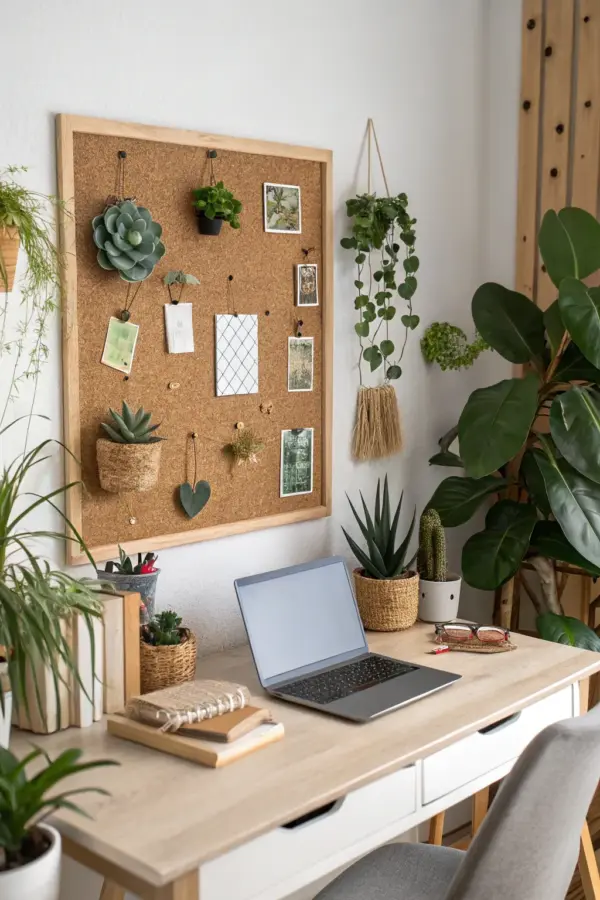 Stylish Succulent Bulletin Board Designs