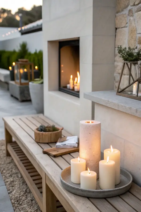 Fresh Candle Ideas to Brighten Your Fireplace