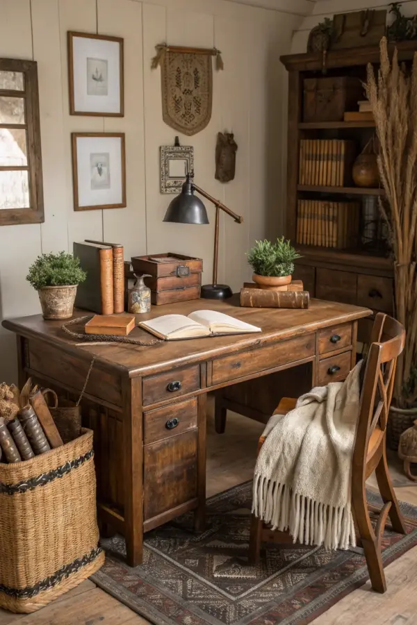 How to Achieve a Farmhouse Style in Your Rustic Office