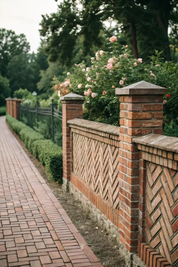 How to Style Your Brick Fence for a Modern Look