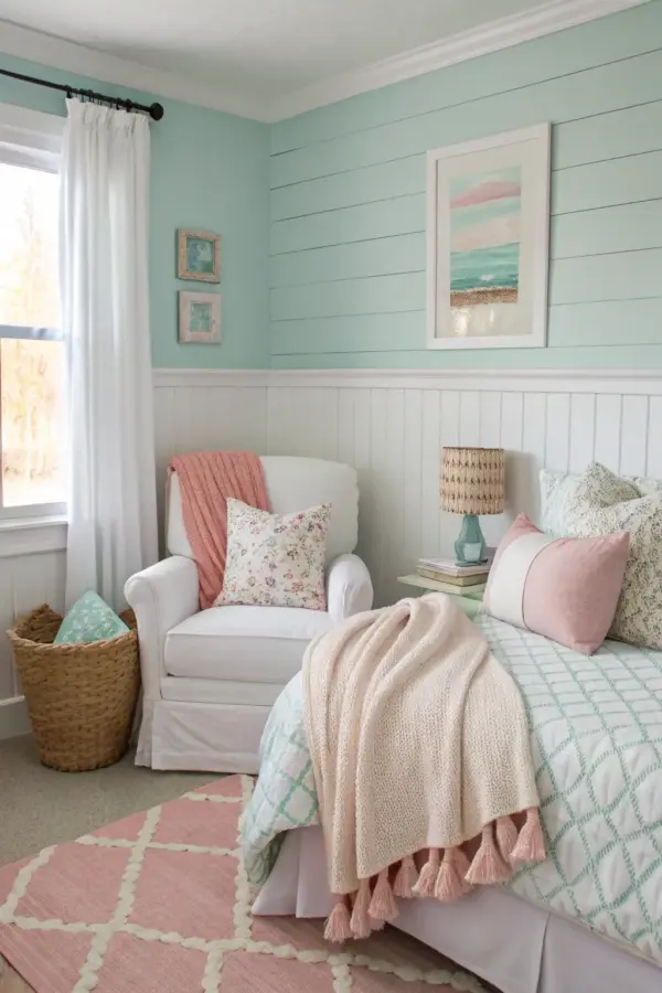 Modern Shiplap Half Wall Décor Ideas