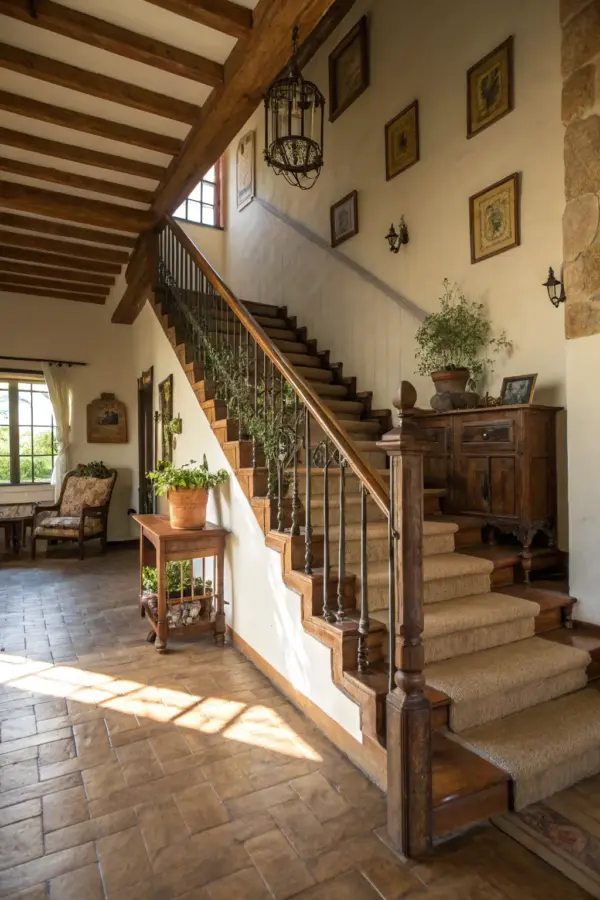 Creative Ideas for Rustic Stair Railings