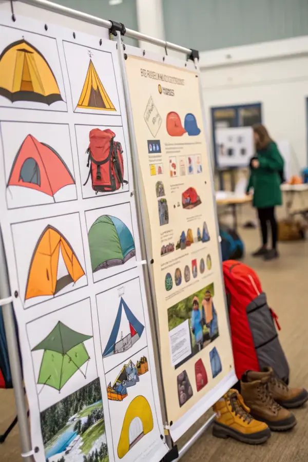 Display Ideas for a S’mores Bulletin Board