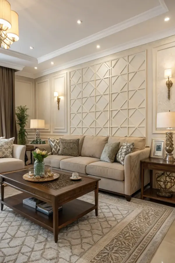 Stylish Wall Design Inspirations for Your Living Room