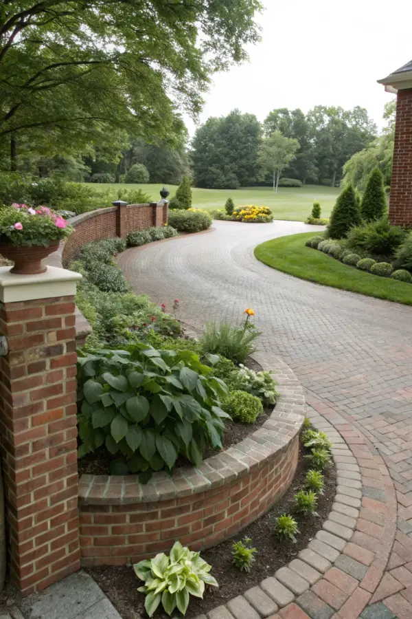 Beautiful Landscaping Ideas for Circular Driveways