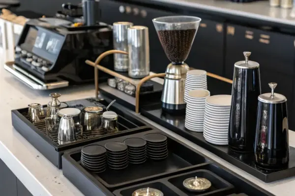 Chic Black Coffee Bars to Elevate Your Mornings
