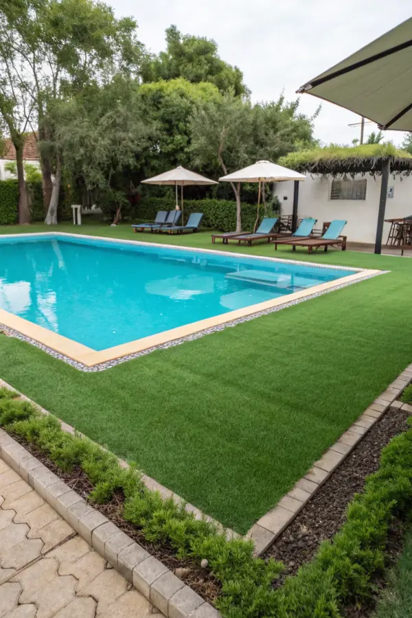 Stylish Turf Backyard Designs to Revamp Your Outdoor Space
