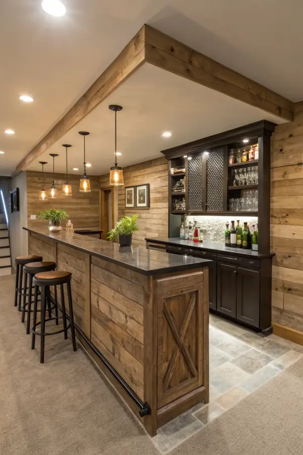 Modern Bar Design Ideas for Your Basement
