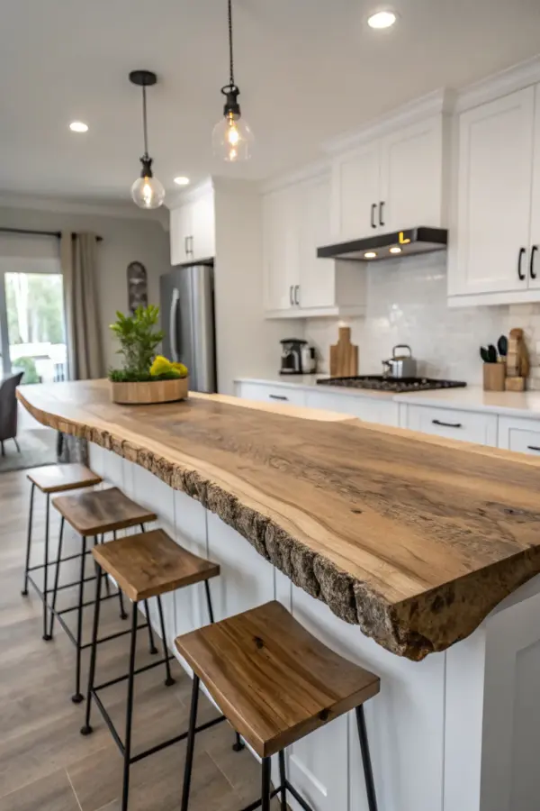 Unique Live Edge Designs to Elevate Your Kitchen