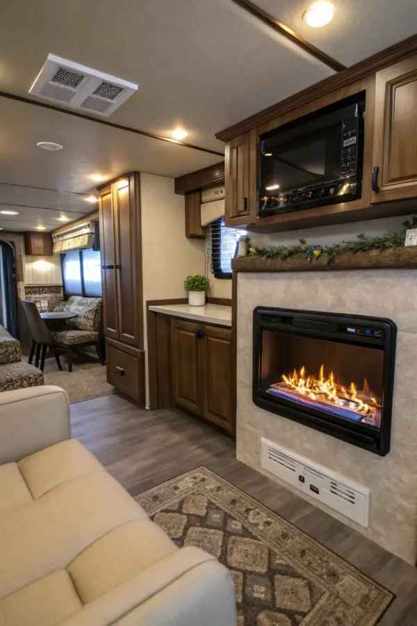 Inspired RV Fireplace Ideas to Transform Your Space
