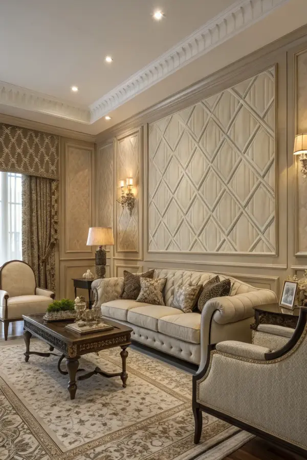 Stylish Paint Designs to Enhance Your Living Room