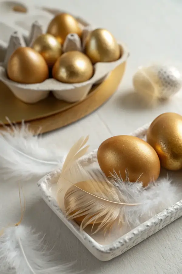 Imaginative Golden Egg Creations