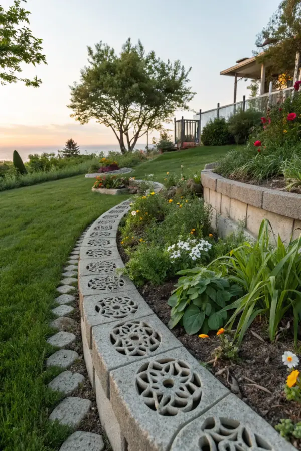 Innovative Designs for Concrete Edging in Your Outdoor Space