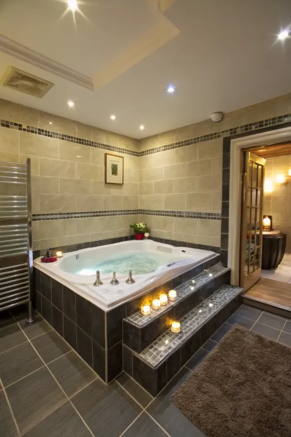 Creative Bathroom Jacuzzi Tub Ideas for Relaxation