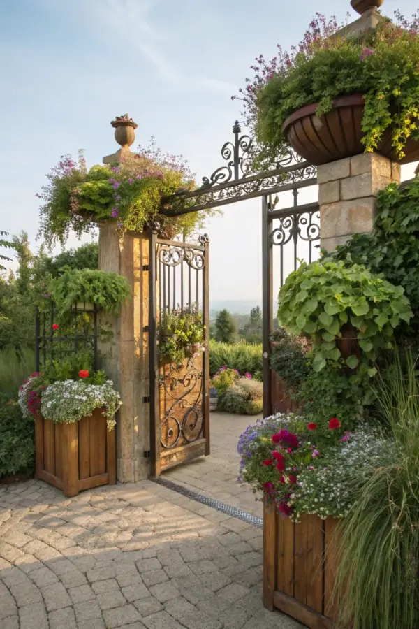 Modern Design Inspirations for Vegetable Garden Gates