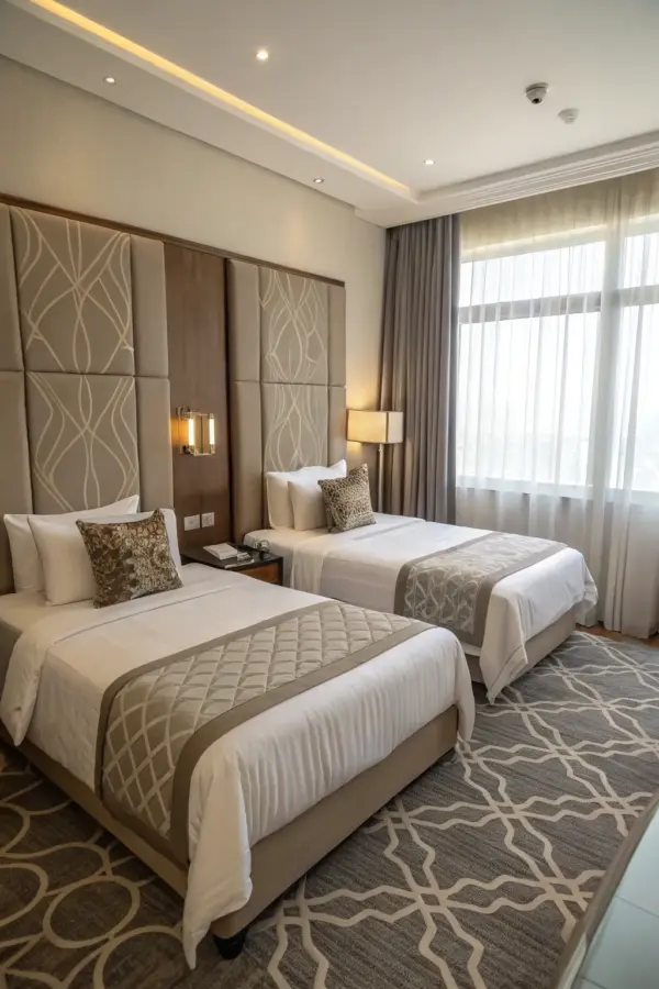 Stylish Ways to Arrange Two Beds in an Adult Bedroom