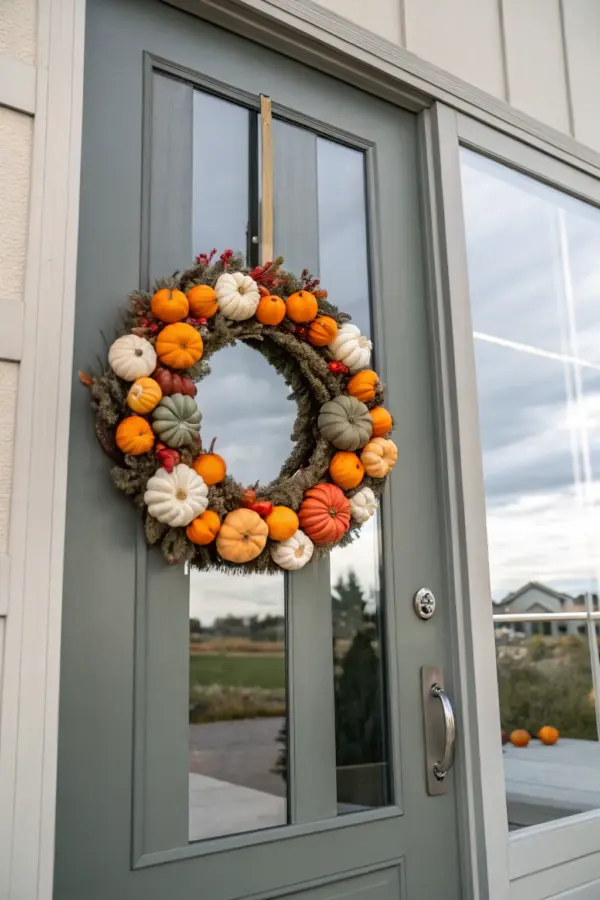 Creative Fall Wreath Door Ideas for a Festive Entryway