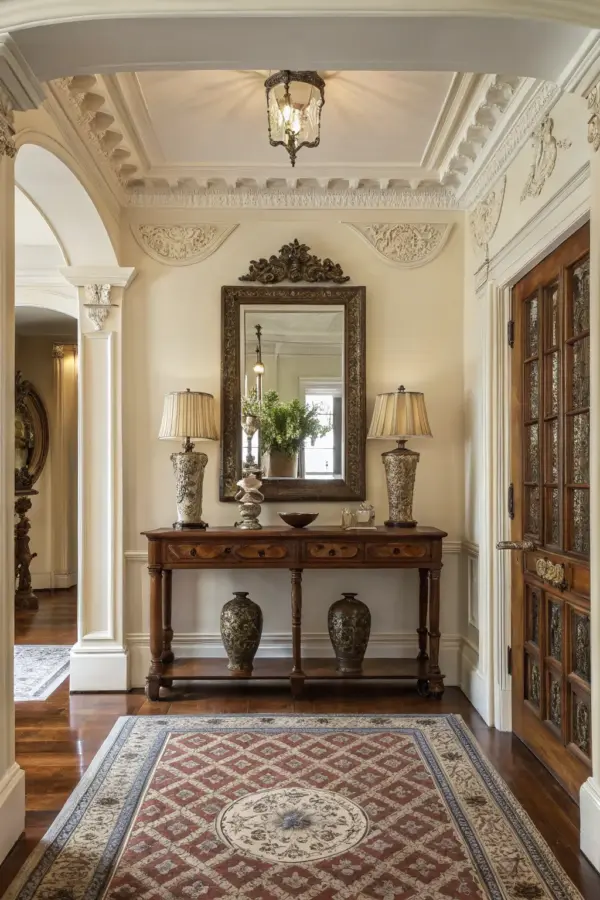 Charming Designs for Colonial Entryways