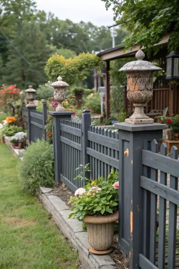 Elegant Grey Fence Ideas for a Contemporary Look