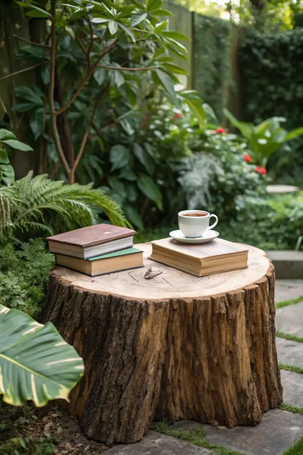 Unique Ways to Decorate Stumps