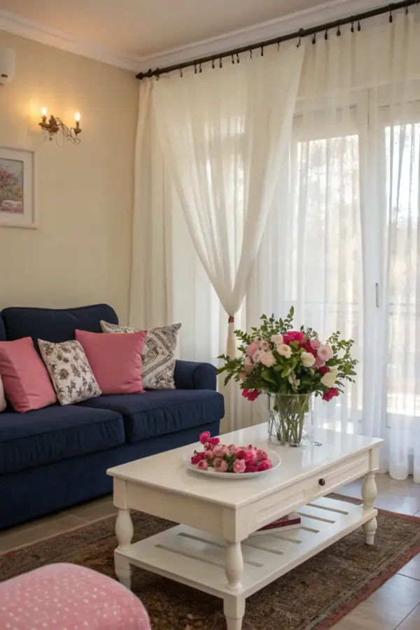 Chic Pink Living Room Design Ideas