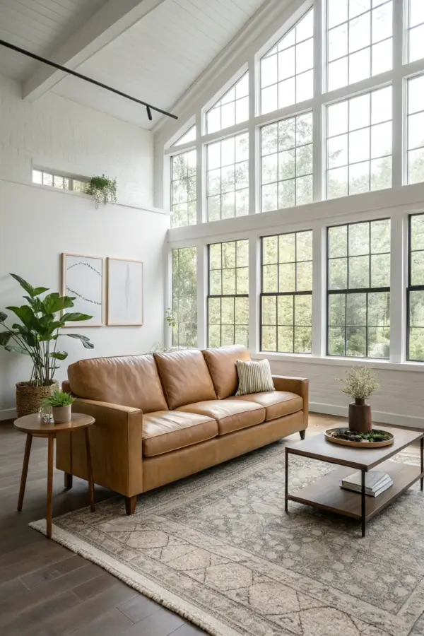 Creative Ideas for Decorating with Tan Leather Sofas