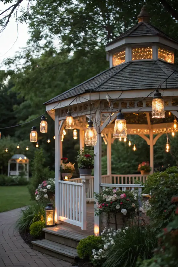 Stylish Ways to Illuminate Your Gazebo with Lights