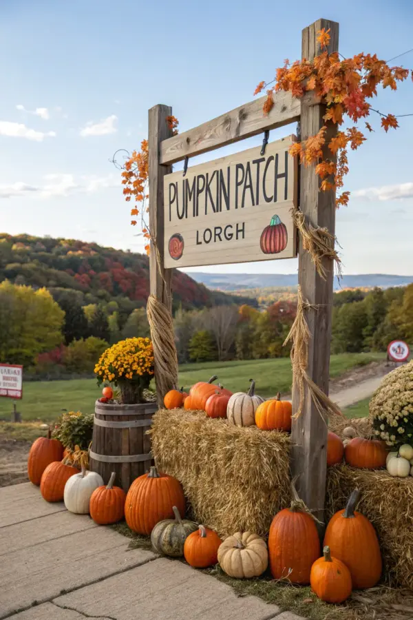 Unique Patch Sign Ideas to Elevate Your Fall Decor