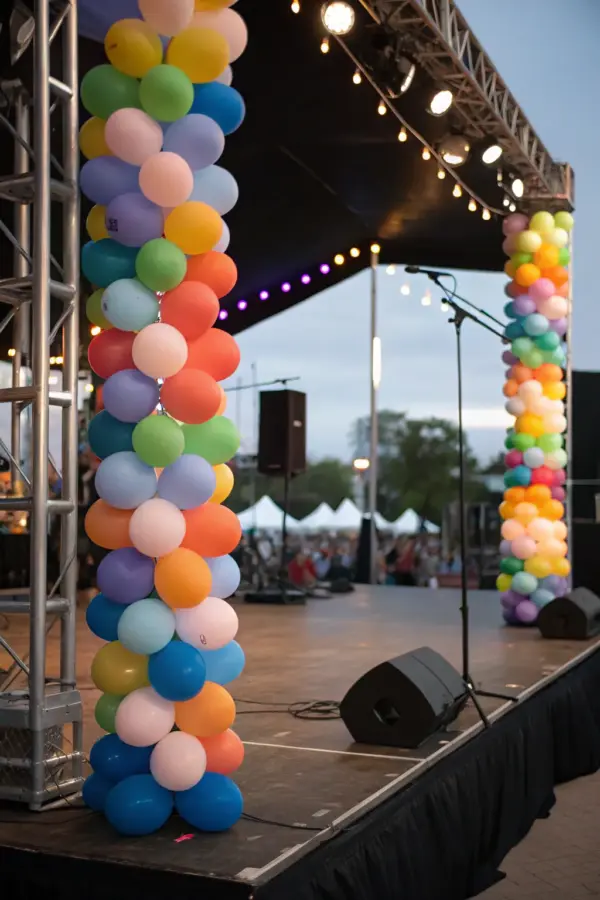 Inspiring Stage Balloon Decor Ideas