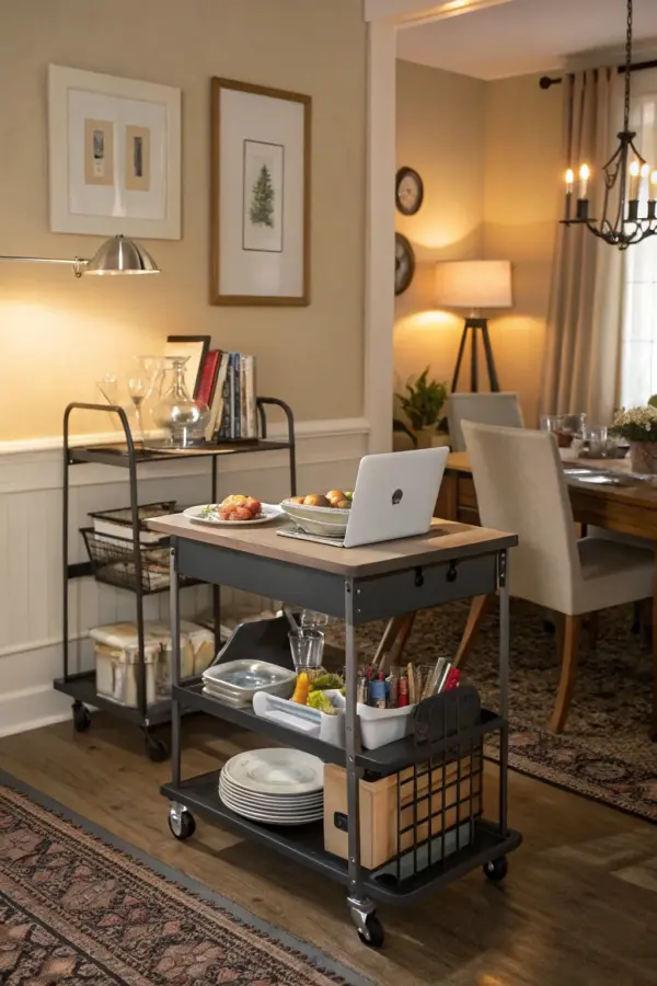 How to Blend a Dining Room and Office Space