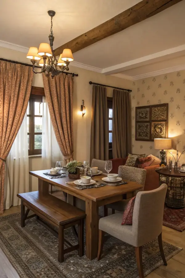 Chic Designs for Dining Room Curtains