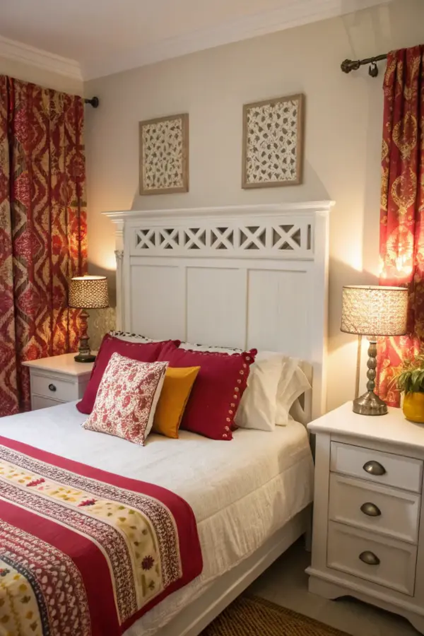 Stylish Bedroom Styles with White Headboards