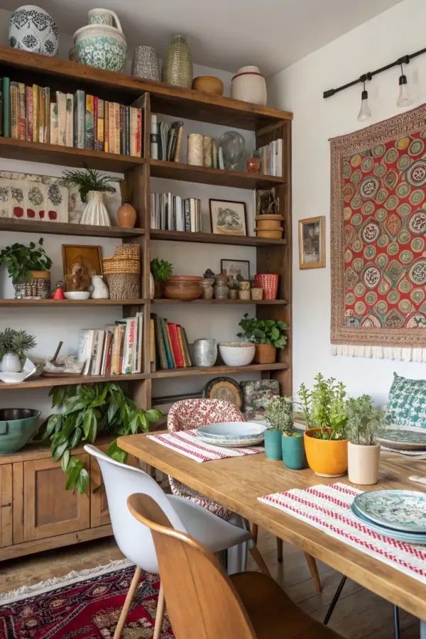 Inspirational Shelving Concepts for Dining Areas