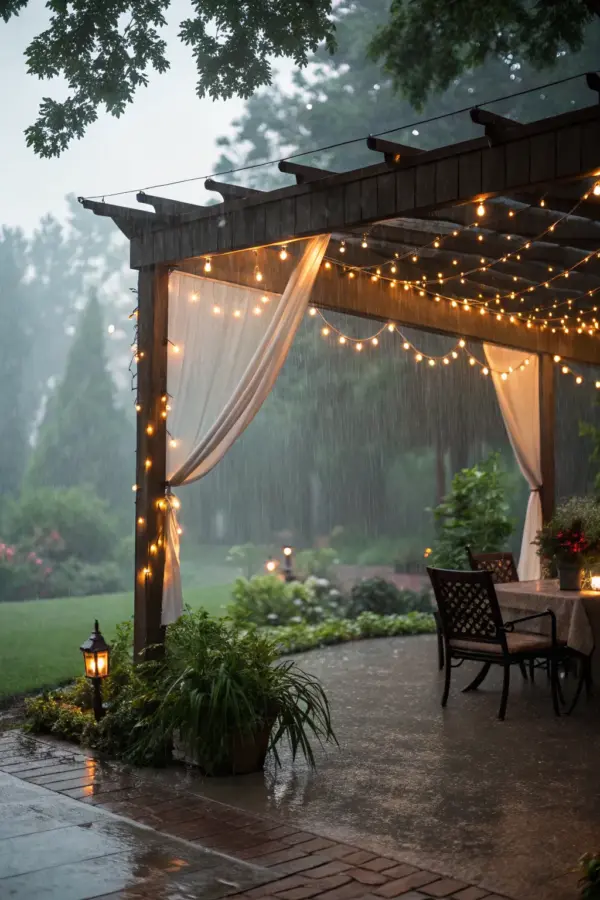 Top Patio Cover Options for Keeping Dry in the Rain