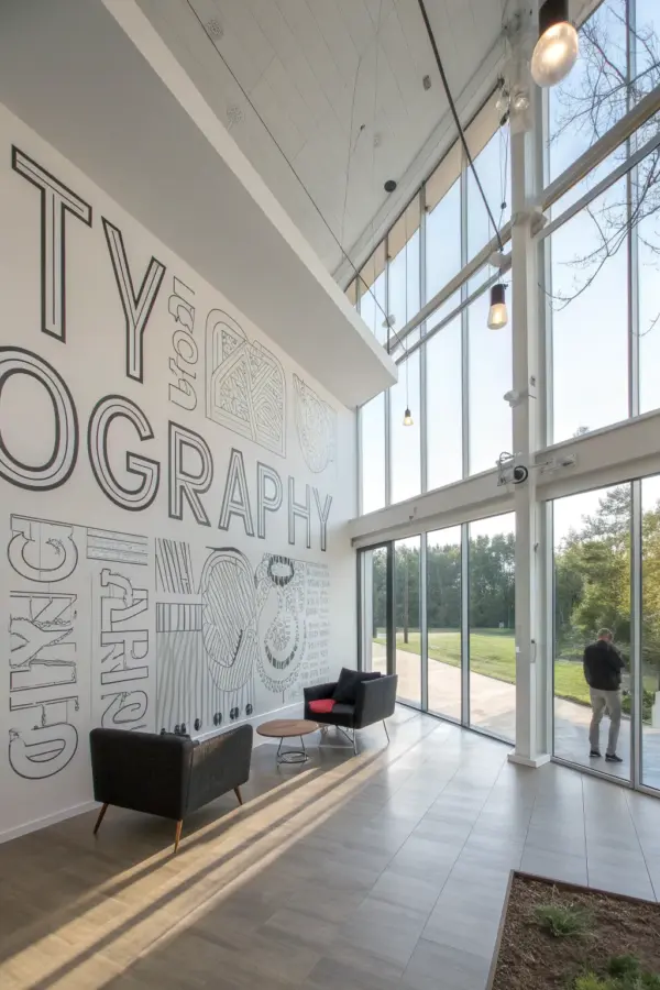 Chic Typography Design Ideas for Modern Homes