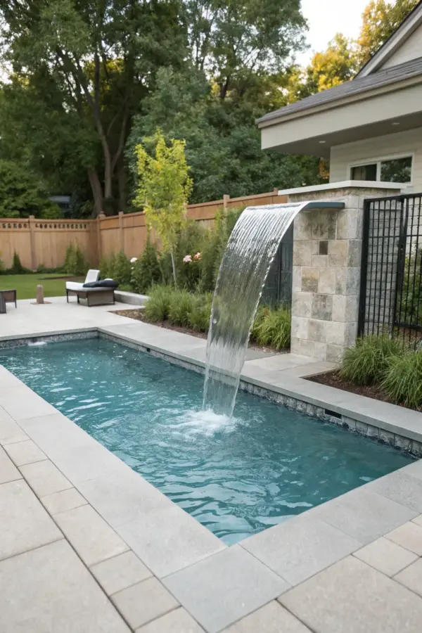 Backyard Pool Waterfall Designs to Inspire Your Next Remodel