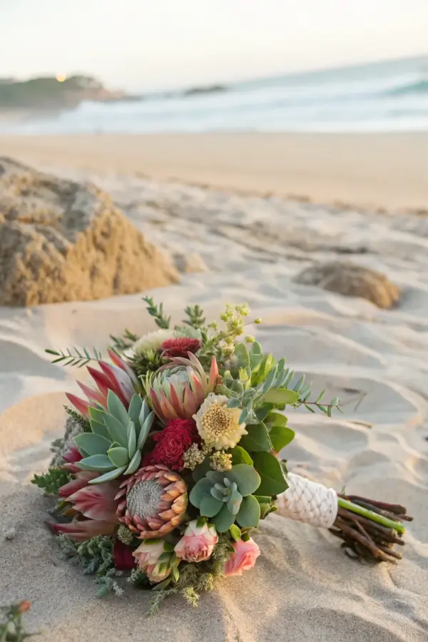 Trendy Styles for Beach Wedding Bouquets