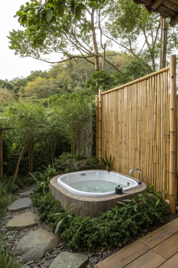 Outdoor Tub Inspiration: Fresh Looks for Relaxing Retreats