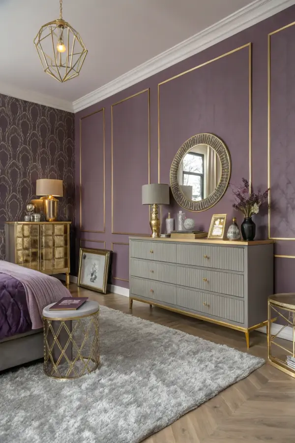 Creative Ways to Decorate with Purple Walls in the Bedroom