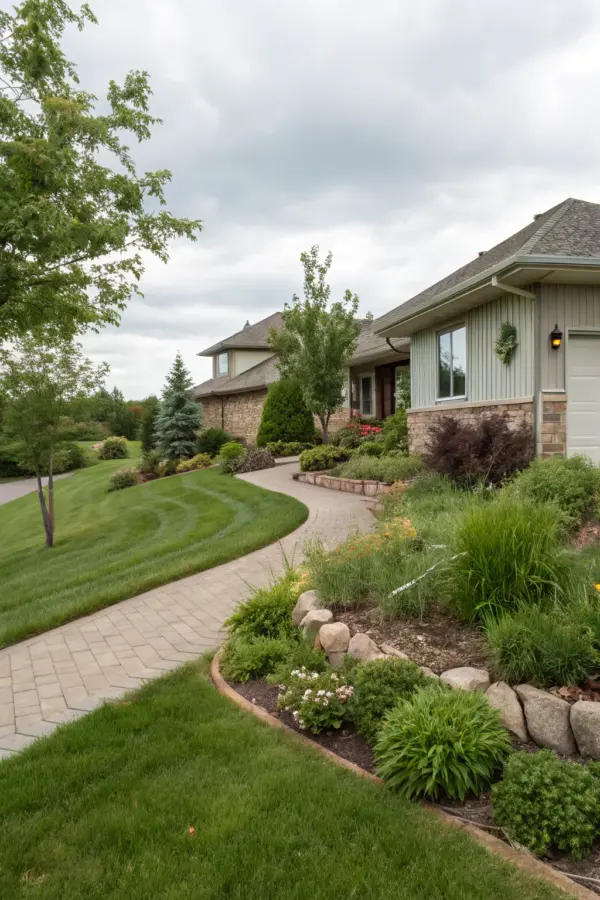 Transform Your Curb Appeal with Unique Yard Berms in Front