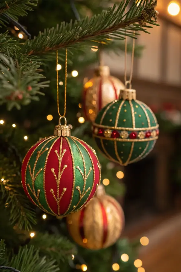 Festive Ornament Ball Ideas for Christmas Decorating