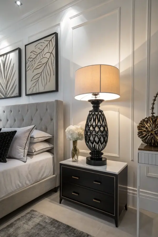 Modern Black and White Bedroom Concepts