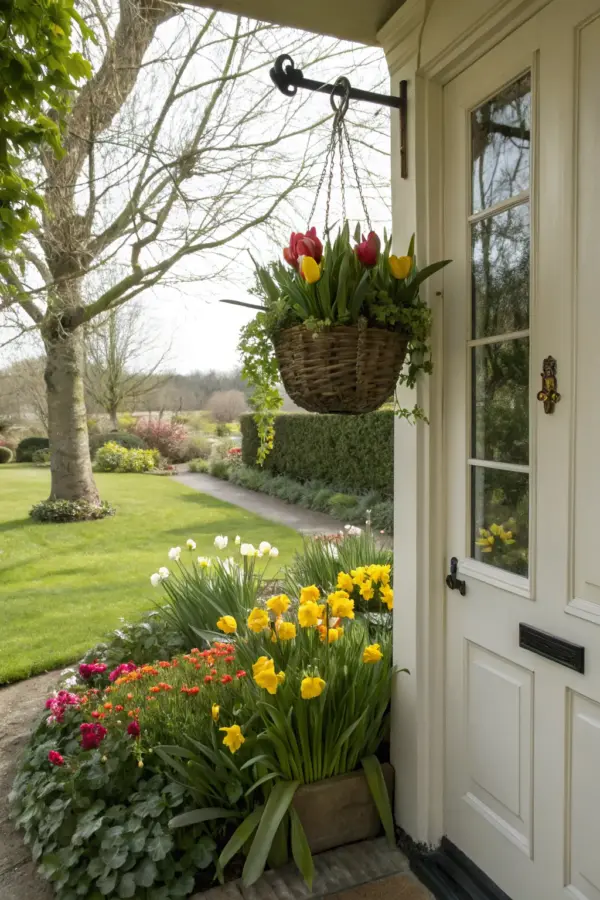 Stylish Front Door Baskets for Any Occasion