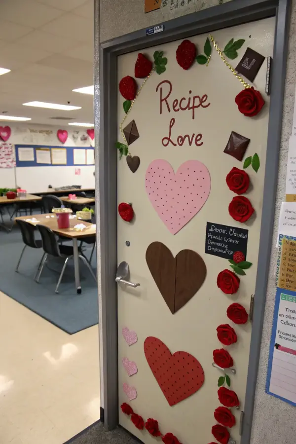 Festive Valentine’s Decor for Your Classroom Door