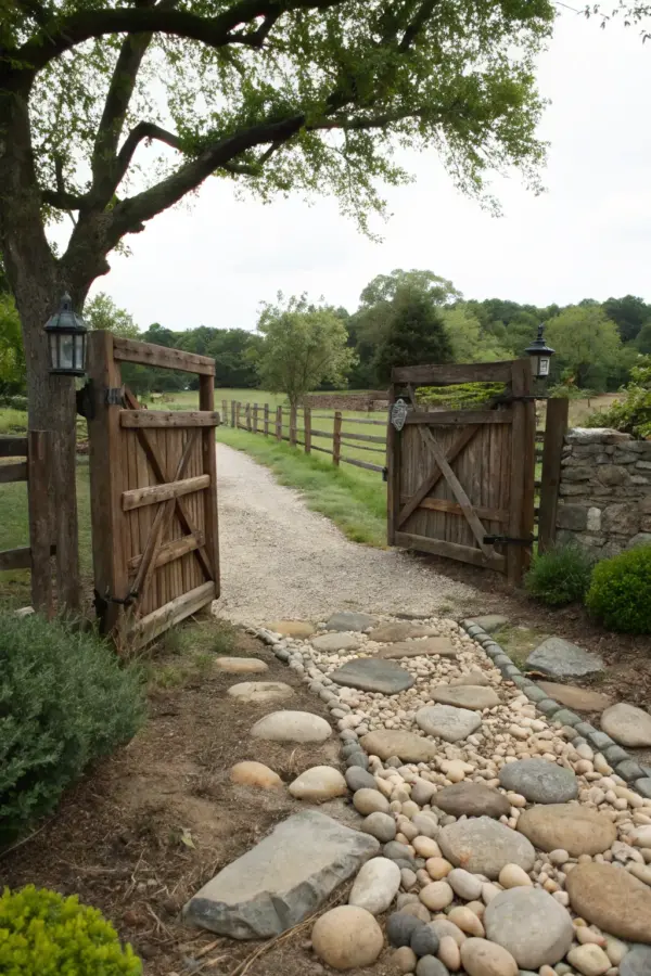 Charming Concepts for Rustic Gates