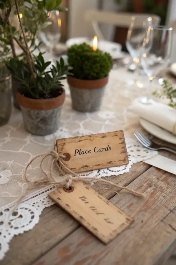 Creative Ideas for Dinner Party Place Cards