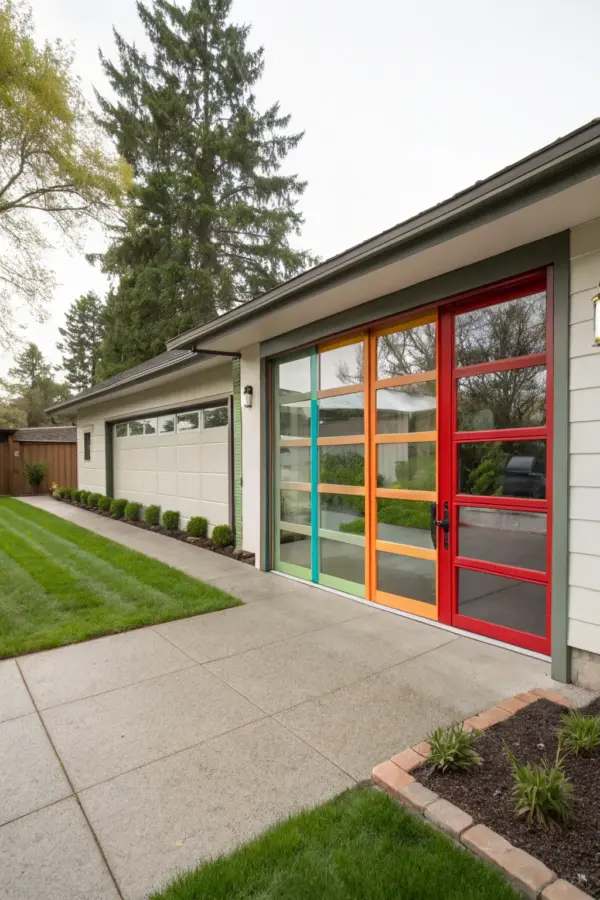 Modern Styles for Glass Garage Doors